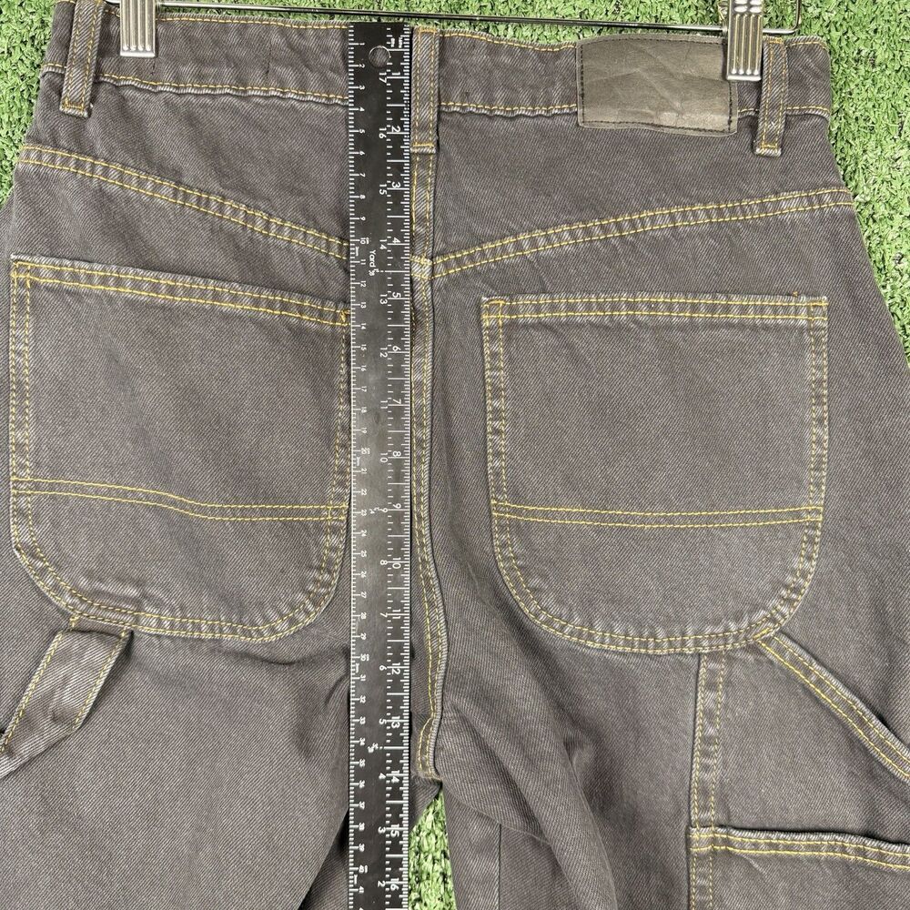 Cotton On Women's carpenter jeans in Black with Contrast Stitching - Picture 6 of 8
